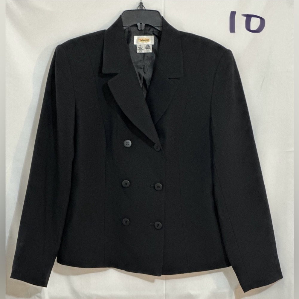 LADIES BLACK 💯% WOOL DRESSY JACKET